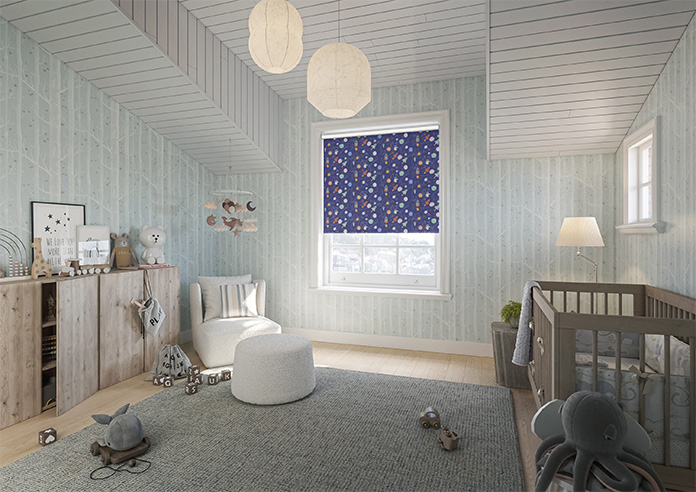 Outer Space, Celestial Blue - Roller Blind - Image 7